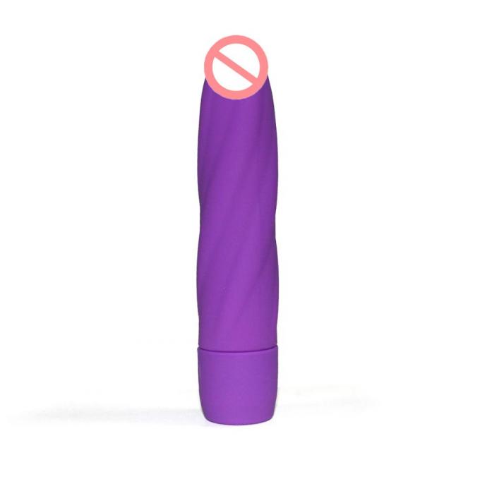 Vibrateur imperméable de silicone de torsion de la vente 5 de vitesses chaudes de pouce 10, vibrateur de godemiché de pénis de jouet de sexe pour la femme