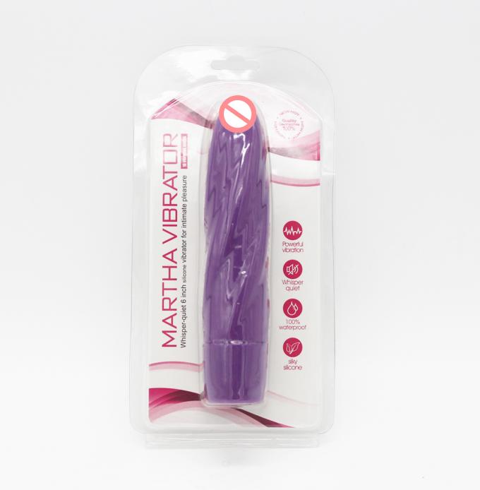 Vibrateur imperméable de silicone de torsion de la vente 5 de vitesses chaudes de pouce 10, vibrateur de godemiché de pénis de jouet de sexe pour la femme